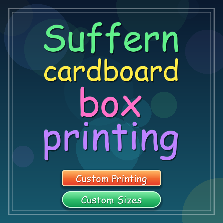 Suffern cardboard box printing