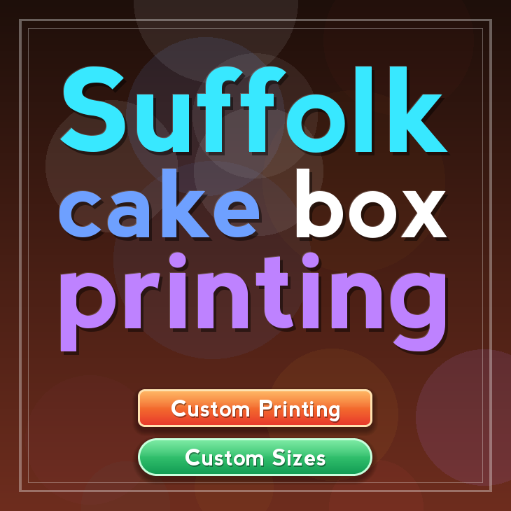 Suffolk cake box printing