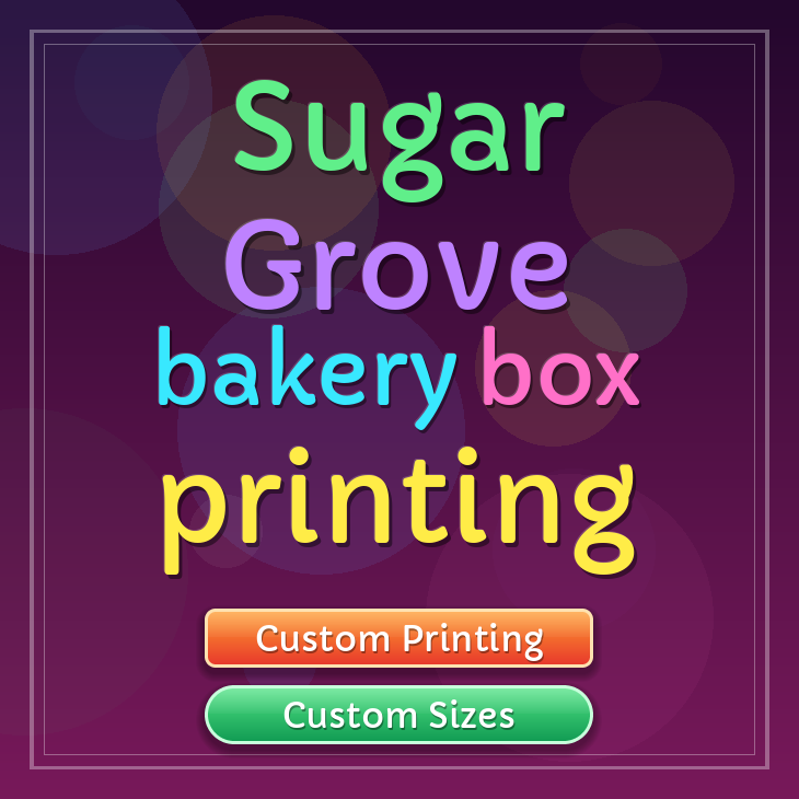Sugar Grove bakery box printing