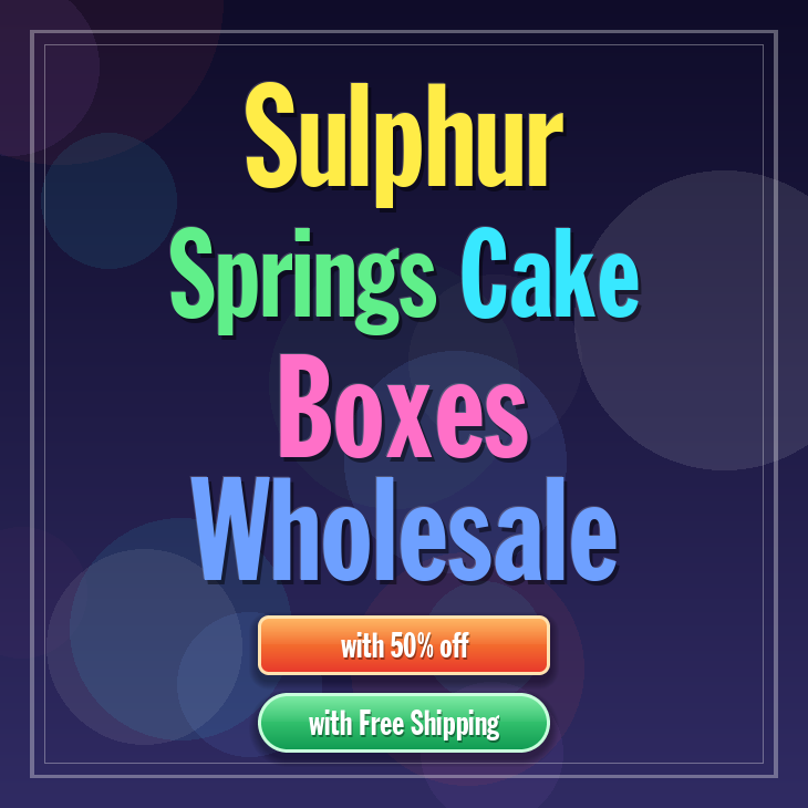 Sulphur Springs cake boxes