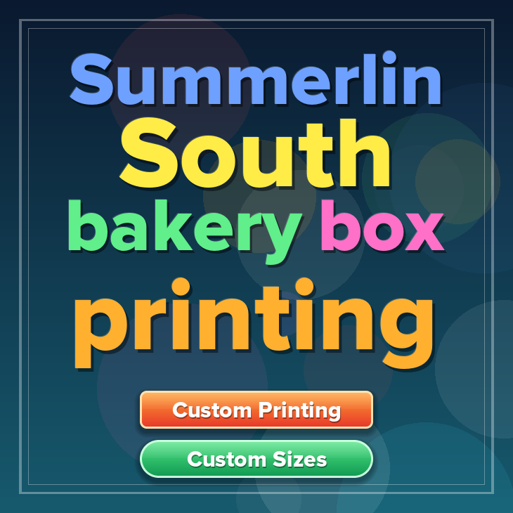 Summerlin South bakery box printing