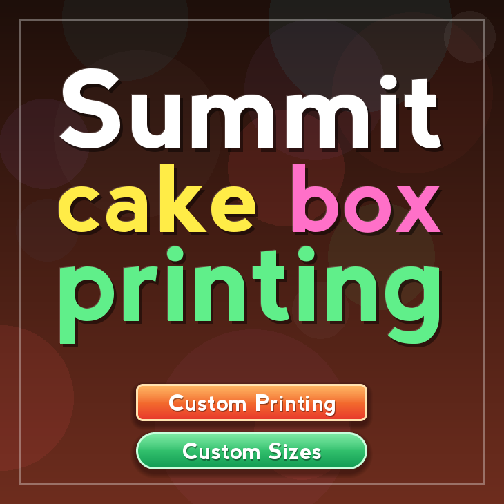 Summit cake box printing
