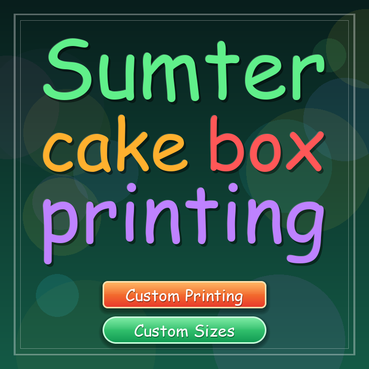 Sumter cake box printing