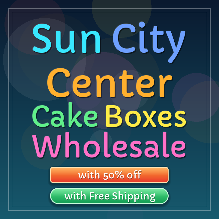 Sun City Center cake boxes