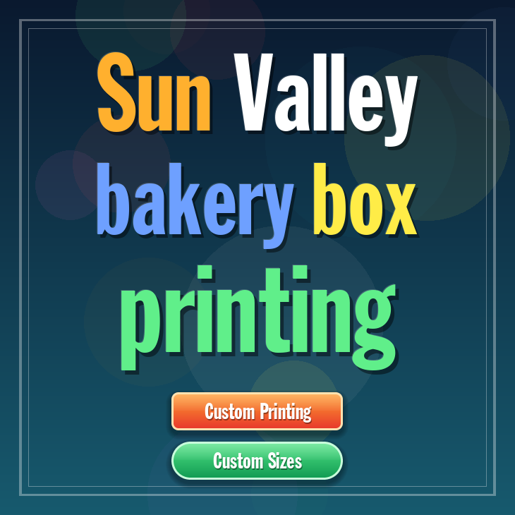Sun Valley bakery box printing