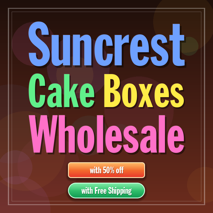 Suncrest cake boxes