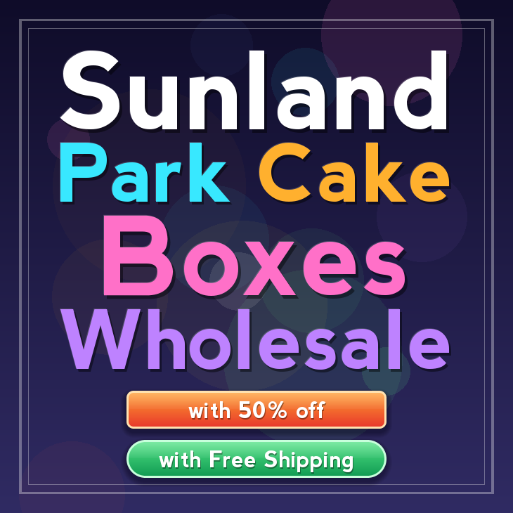 Sunland Park cake boxes
