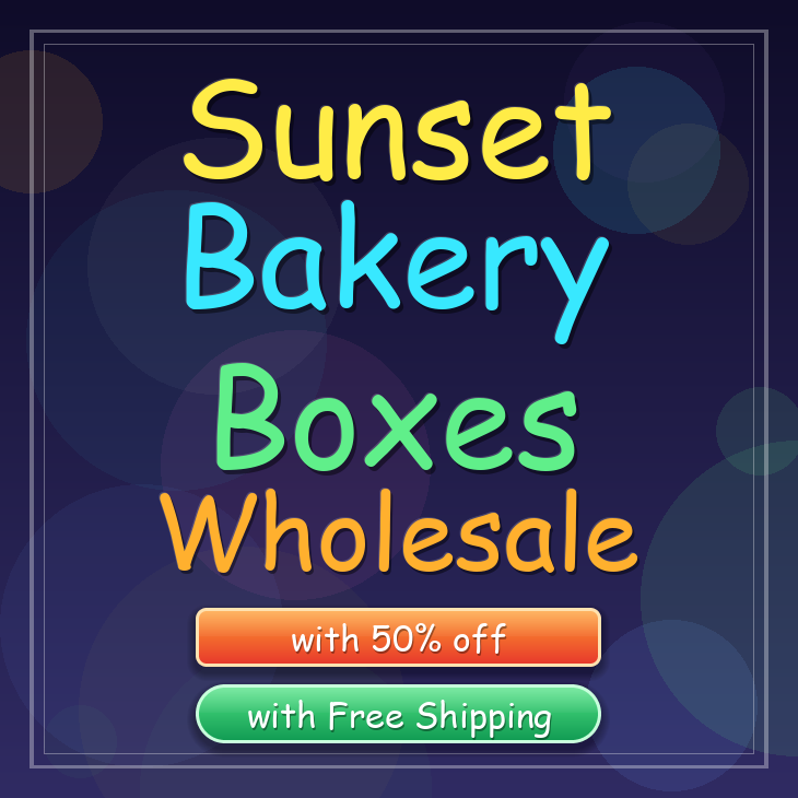 Sunset bakery boxes