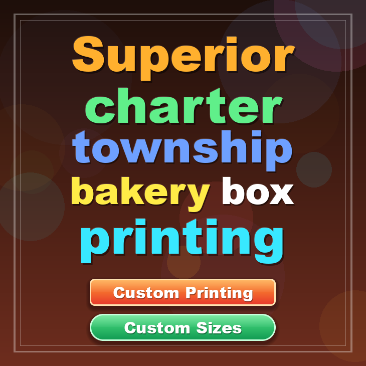 Superior Charter Township bakery box printing