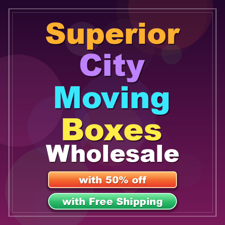 Superior City moving boxes
