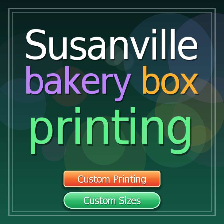 Susanville bakery box printing