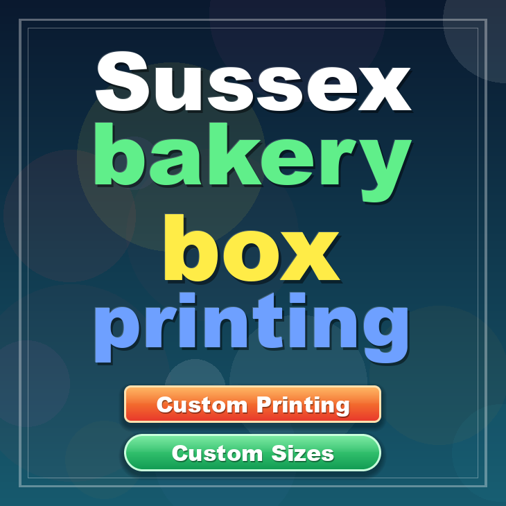Sussex bakery box printing