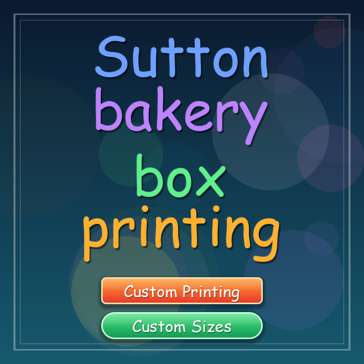 Sutton bakery box printing