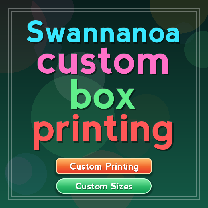 Swannanoa custom box printing