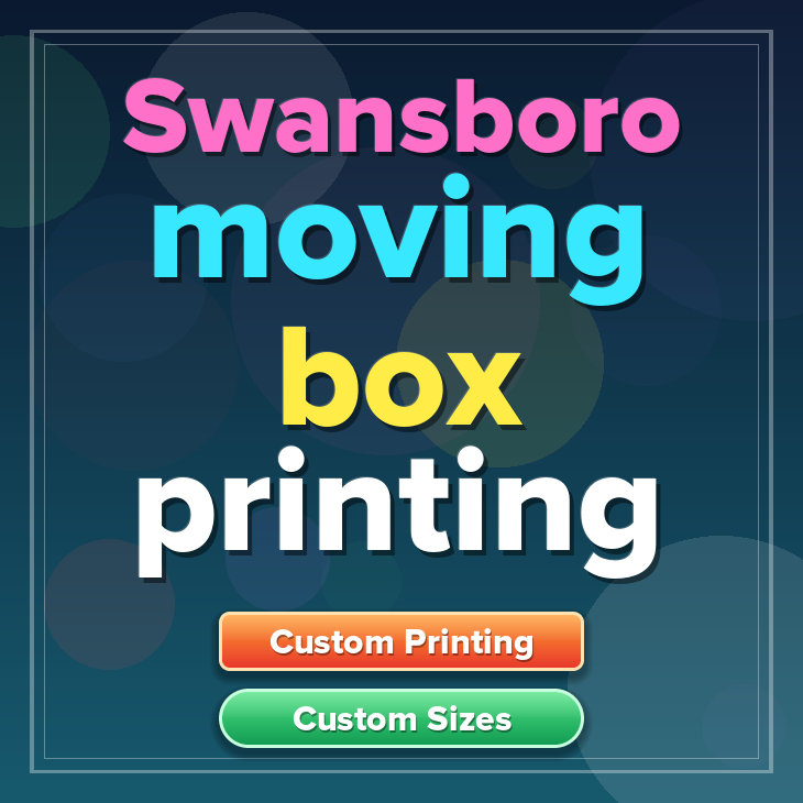 Swansboro moving box printing