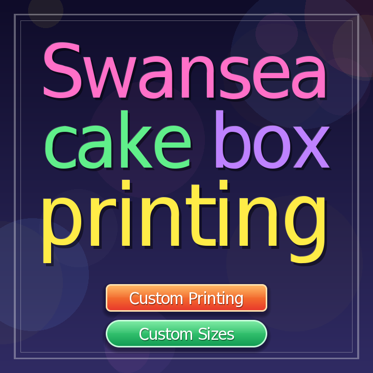 Swansea cake box printing