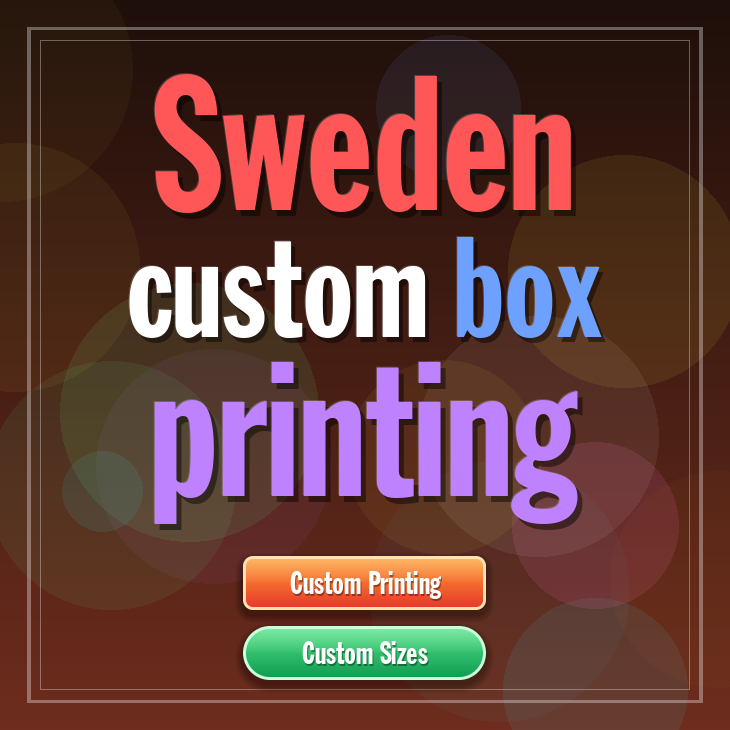 Sweden custom box printing