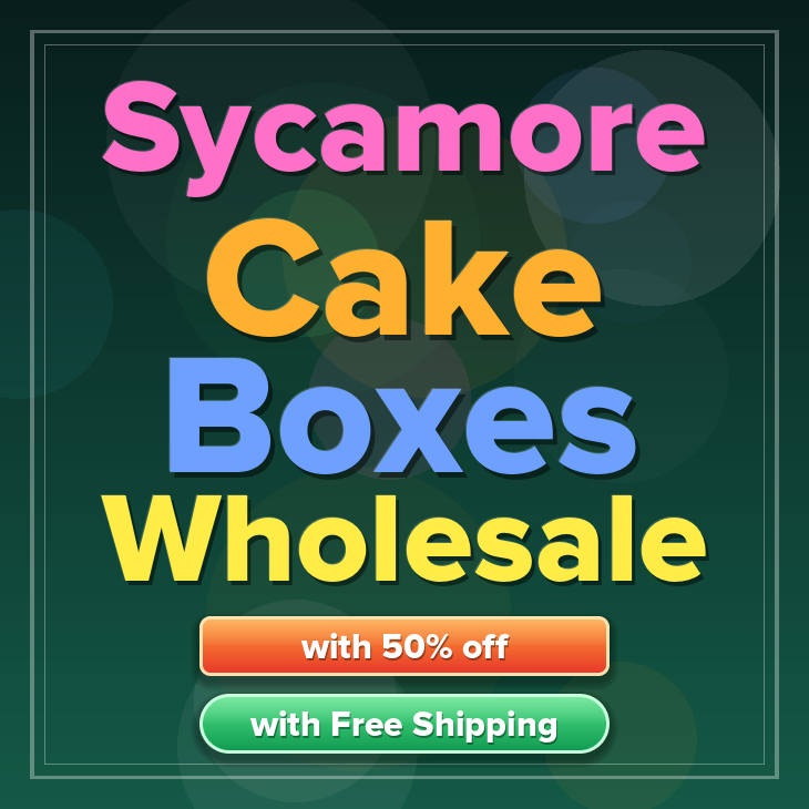 Sycamore cake boxes