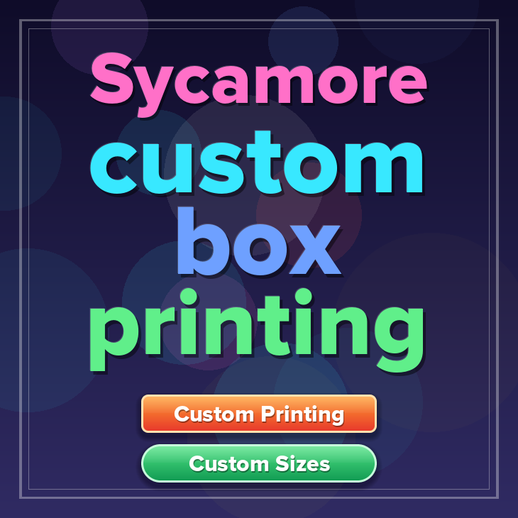 Sycamore custom box printing