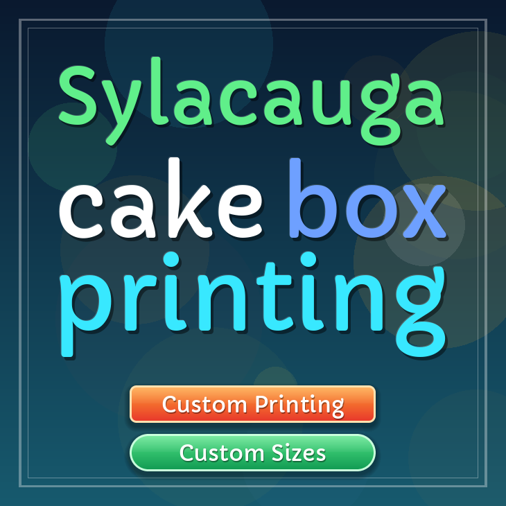 Sylacauga cake box printing
