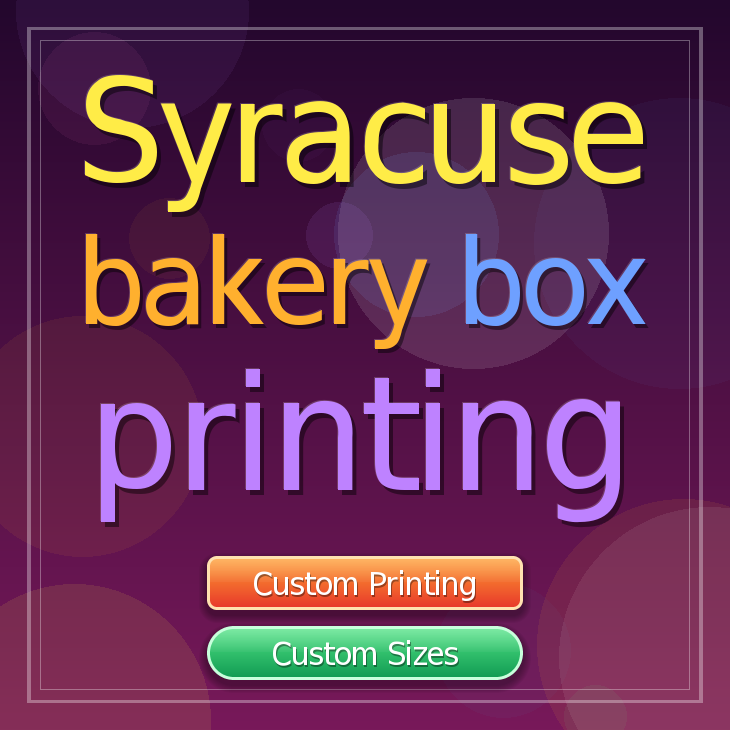 Syracuse bakery box printing