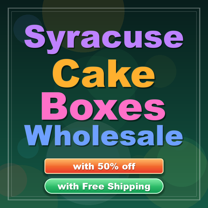 Syracuse cake boxes