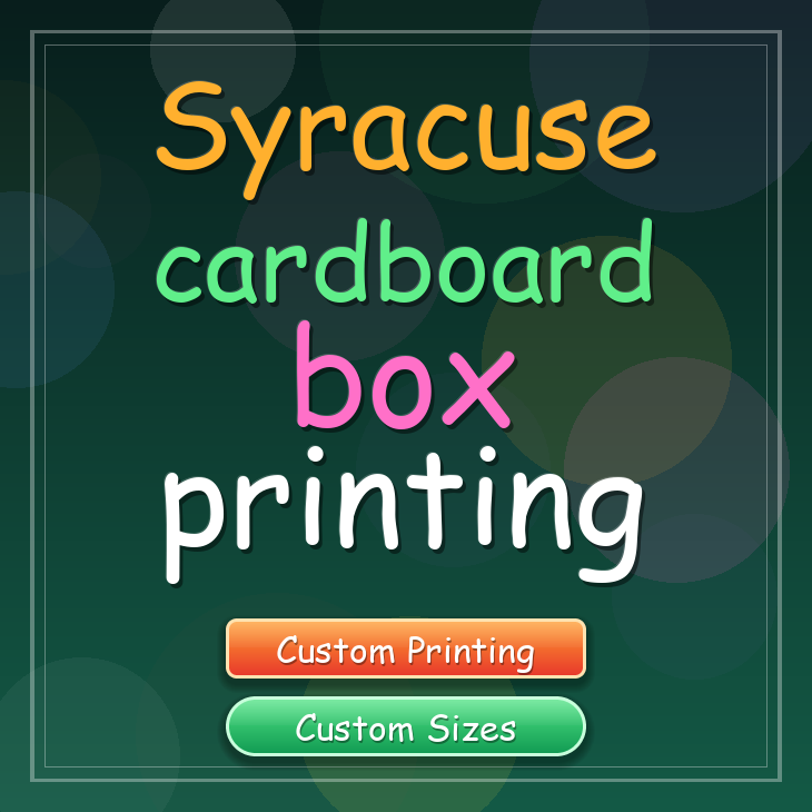 Syracuse cardboard box printing