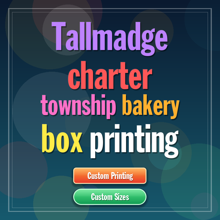 Tallmadge Charter Township bakery box printing