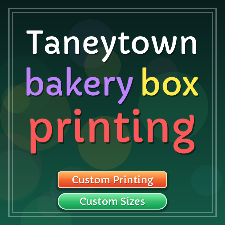 Taneytown bakery box printing
