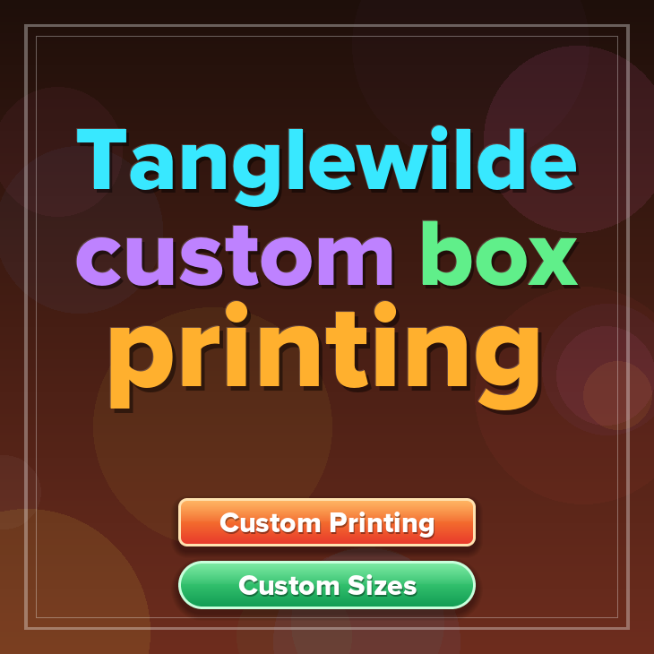 Tanglewilde custom box printing