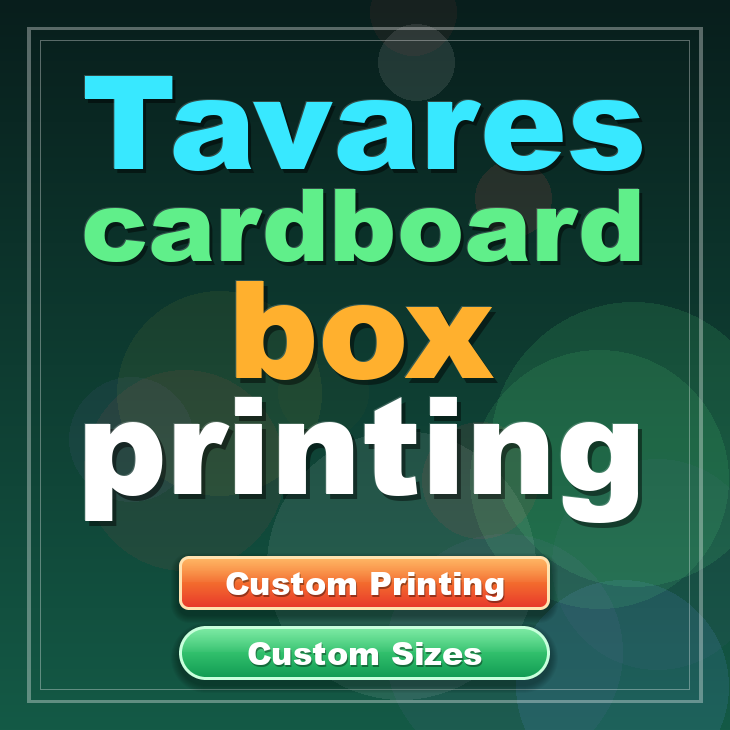 Tavares cardboard box printing