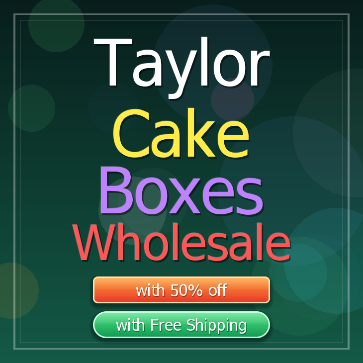 Taylor cake boxes