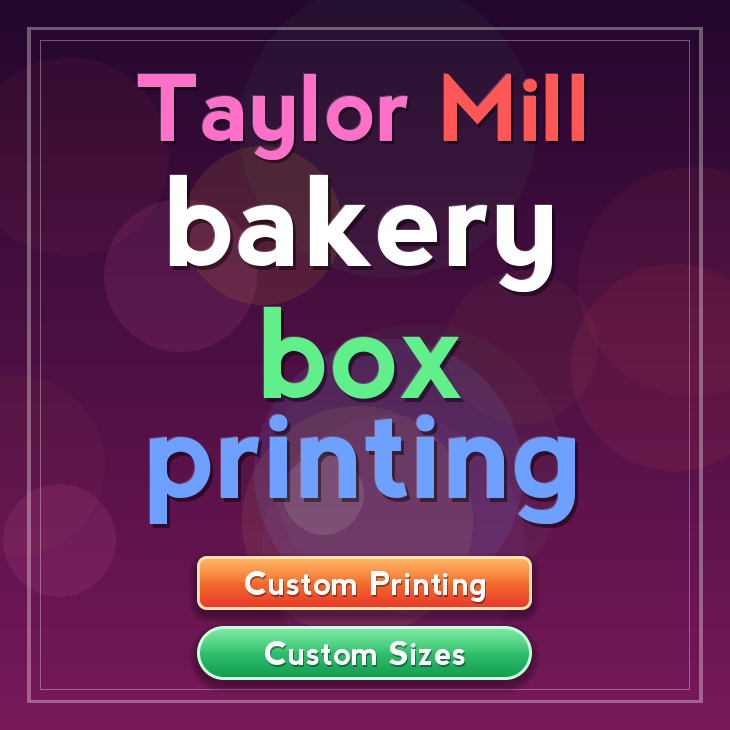 Taylor Mill bakery box printing