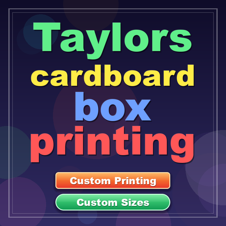 Taylors cardboard box printing