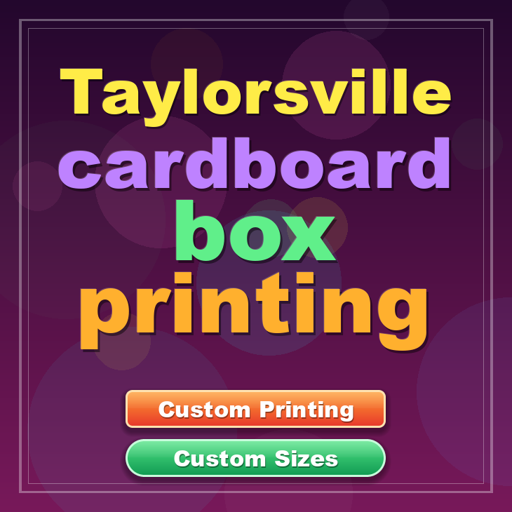 Taylorsville cardboard box printing