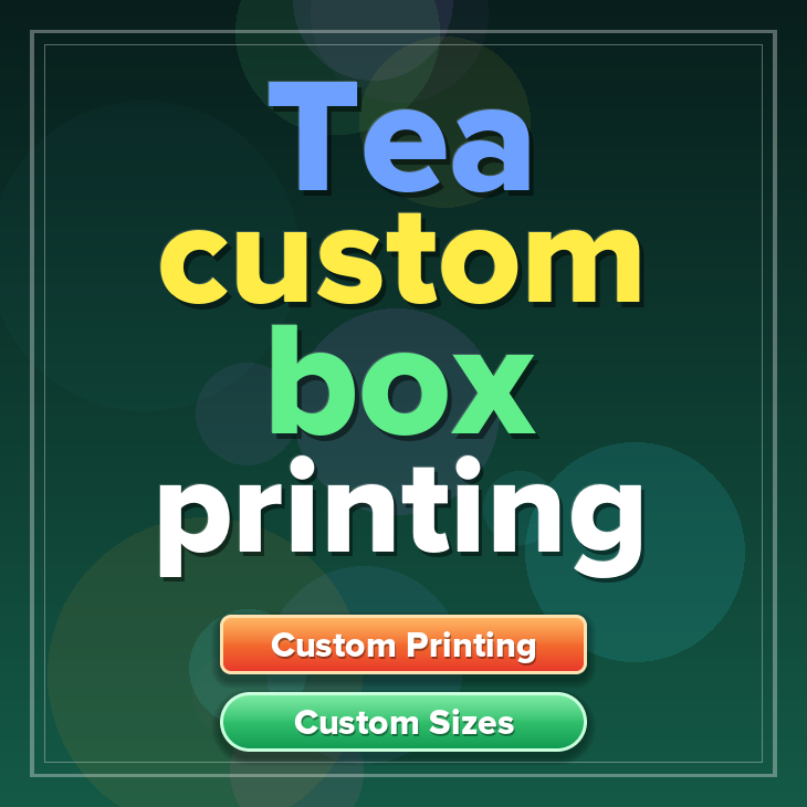 Tea custom box printing