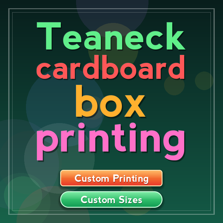 Teaneck cardboard box printing