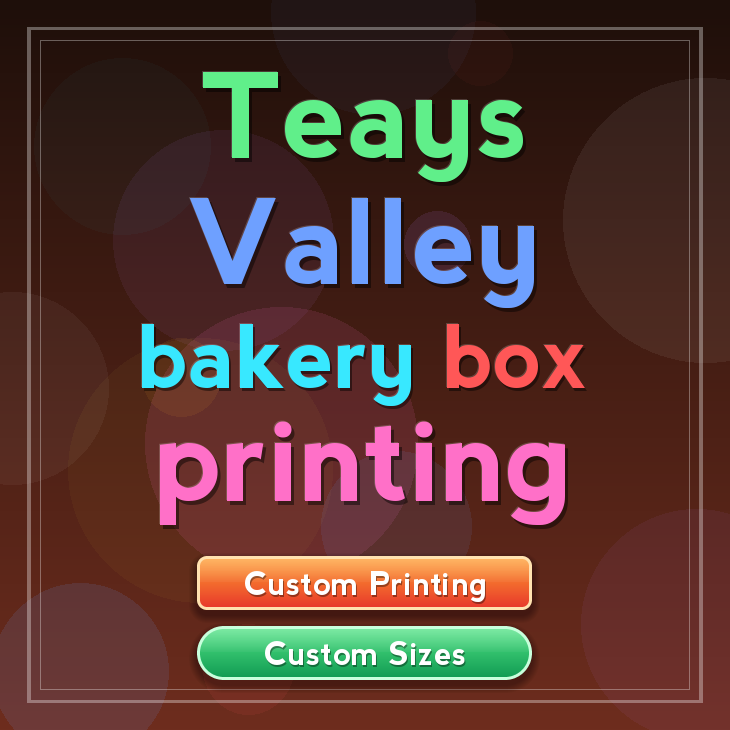 Teays Valley bakery box printing