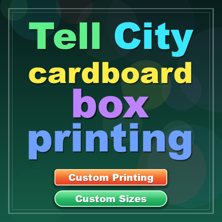 Tell City cardboard box printing
