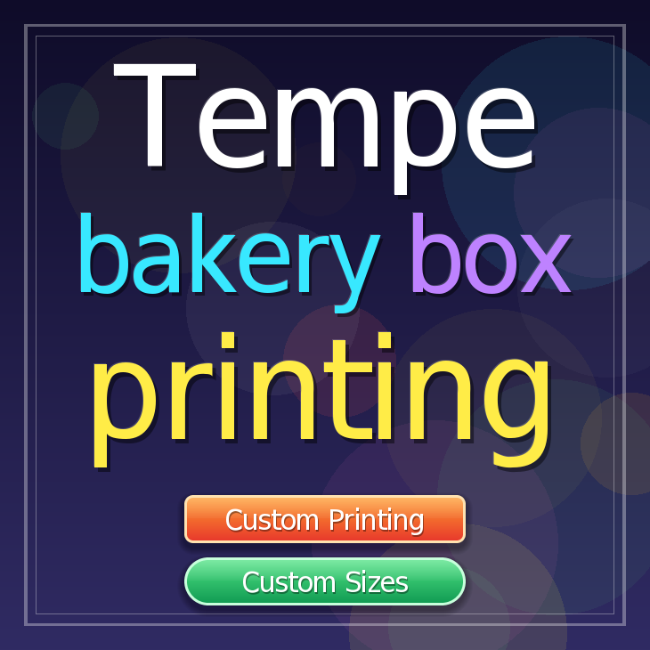Tempe bakery box printing