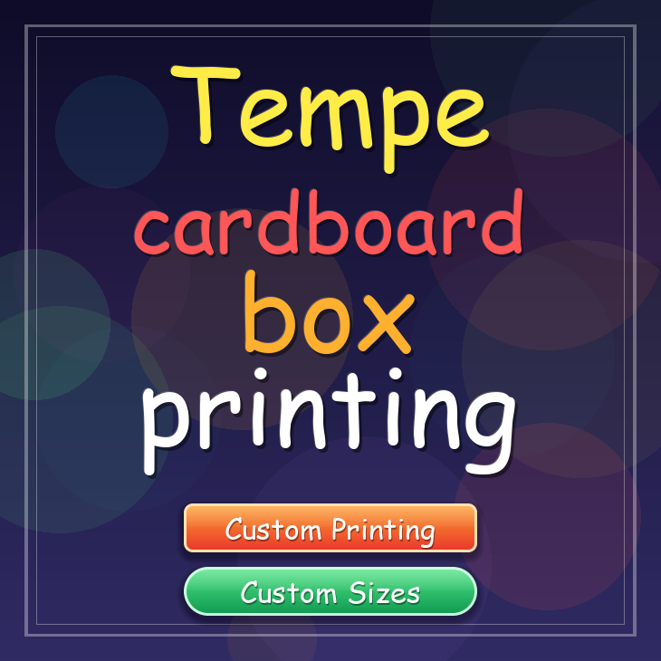 Tempe cardboard box printing