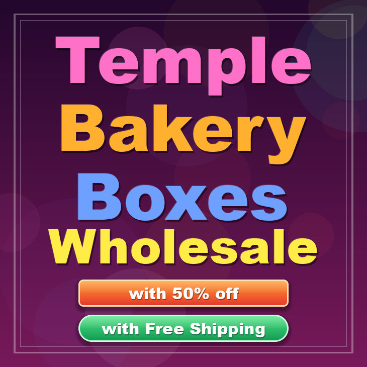 Temple bakery boxes