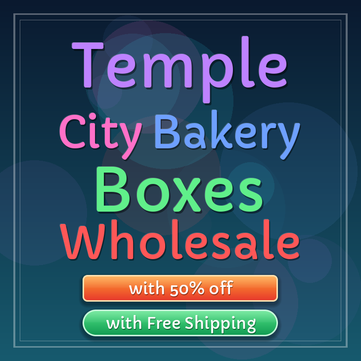 Temple City bakery boxes