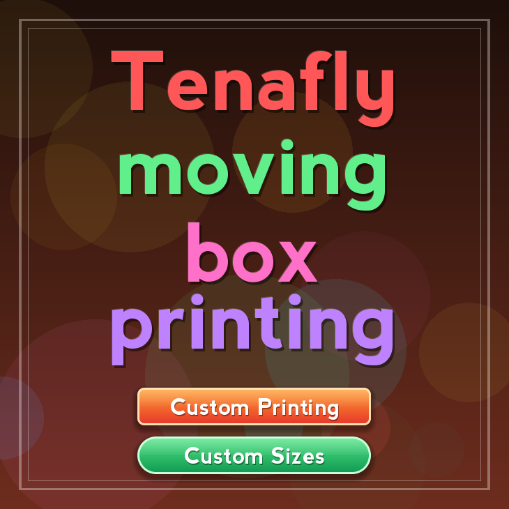 Tenafly moving box printing