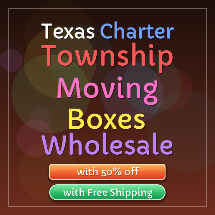 Texas Charter Township moving boxes