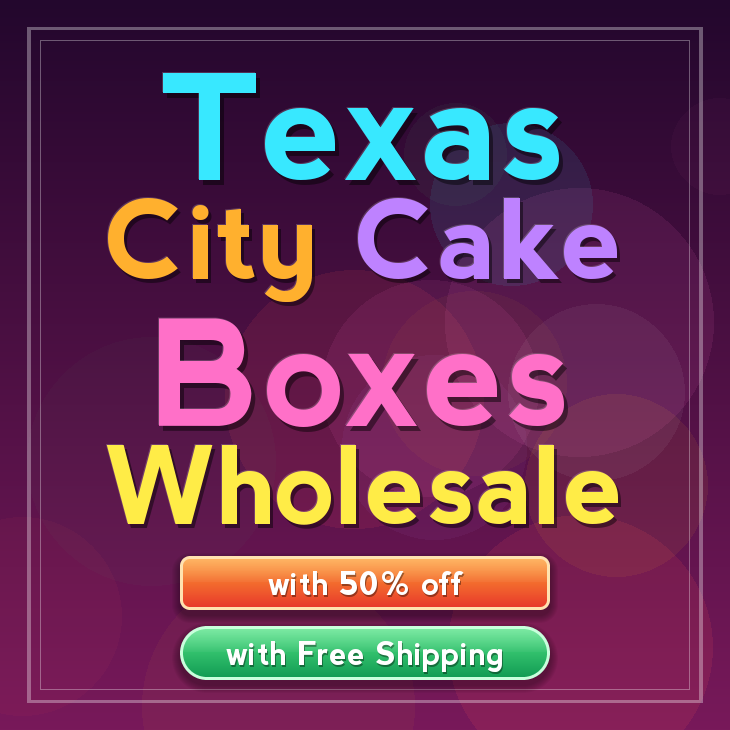 Texas City cake boxes
