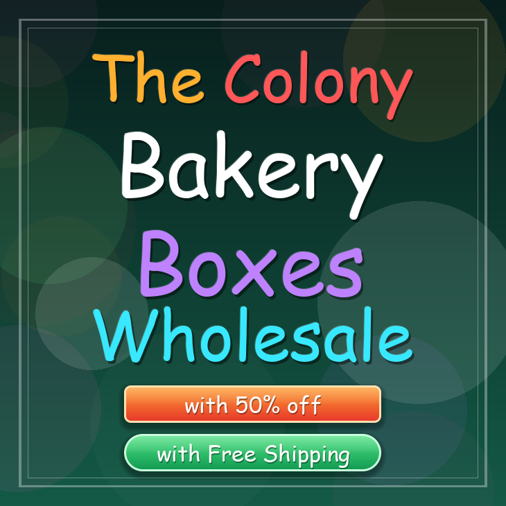 The Colony bakery boxes