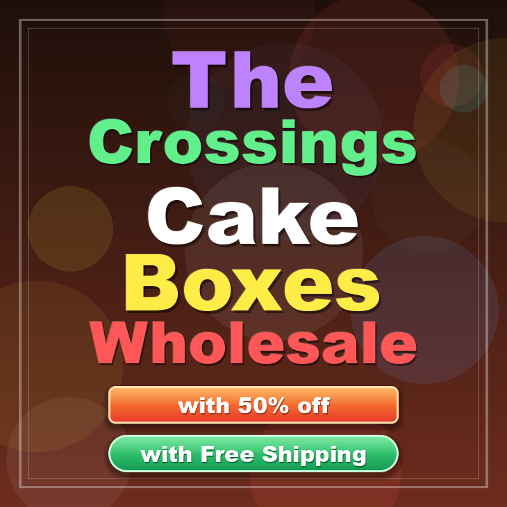 The Crossings cake boxes