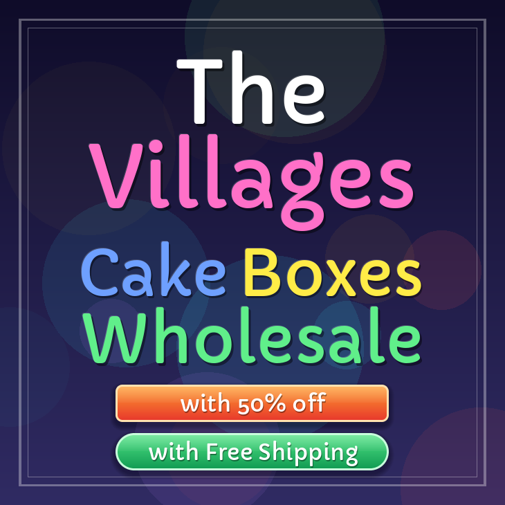 The Villages cake boxes