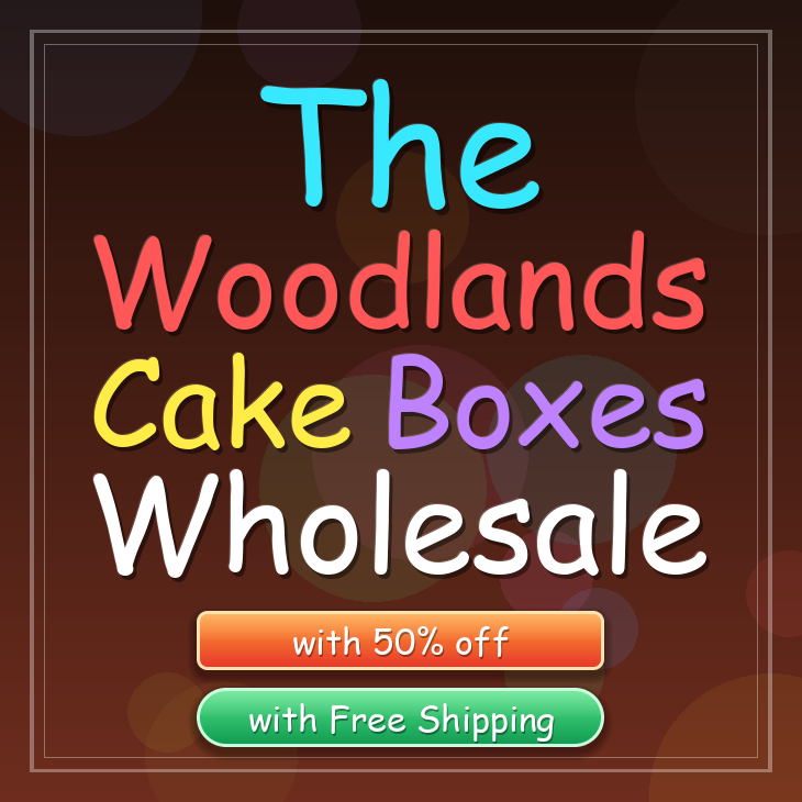 The Woodlands cake boxes